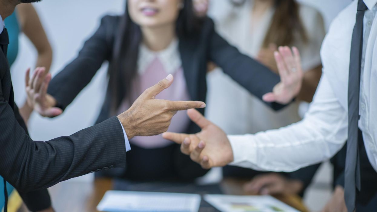 Petite Guy Sparks Office 'Civil War' After Reporting Coworker To HR For Constantly Trying To Feed Him