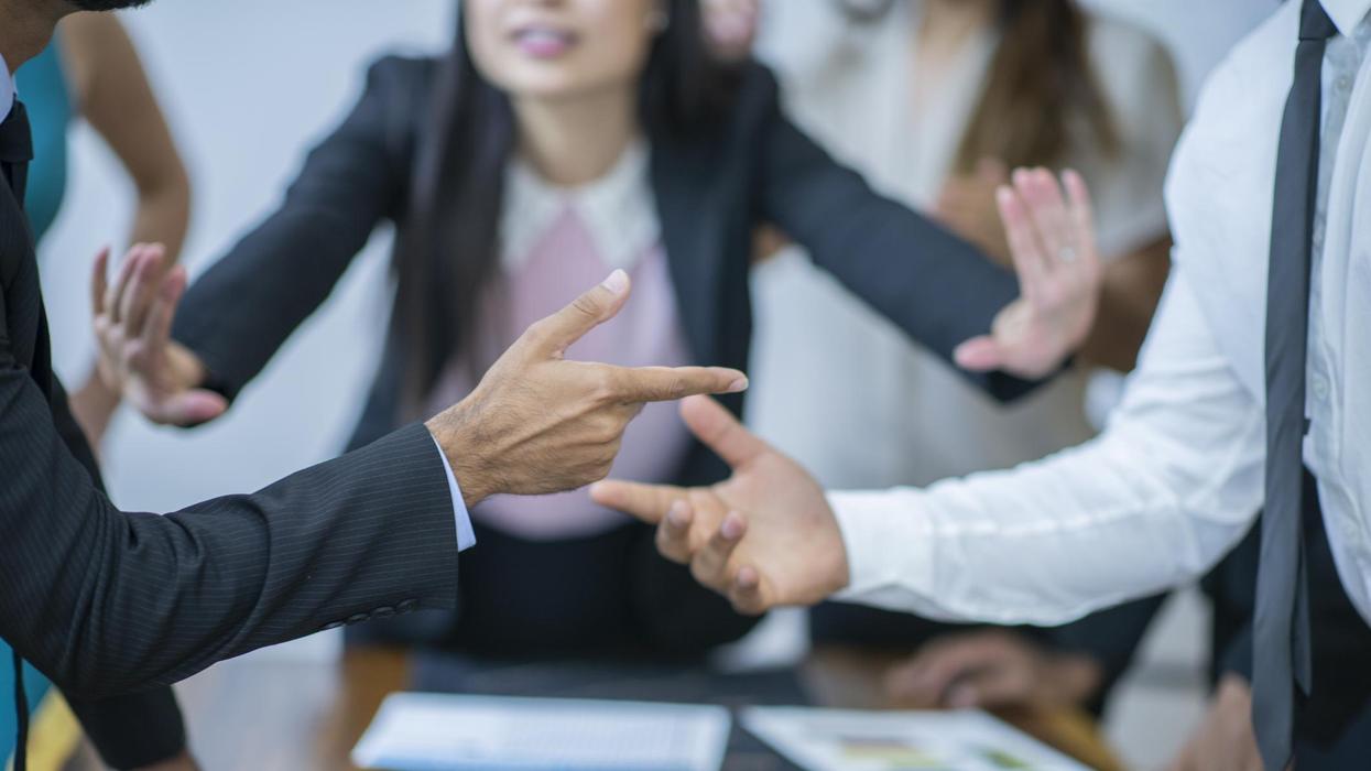 Petite Guy Sparks Office 'Civil War' After Reporting Coworker To HR For Constantly Trying To Feed Him