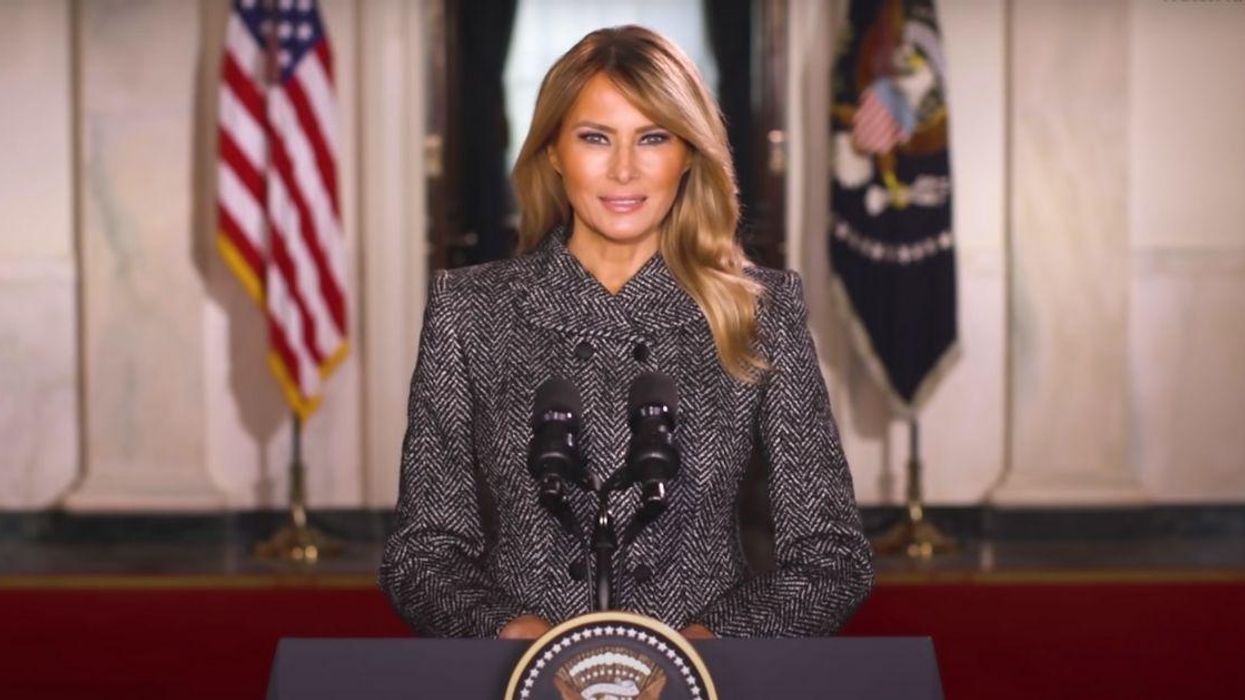 Melania Slammed For Touting Her 'Be Best' Campaign In Tone-Deaf Farewell Video