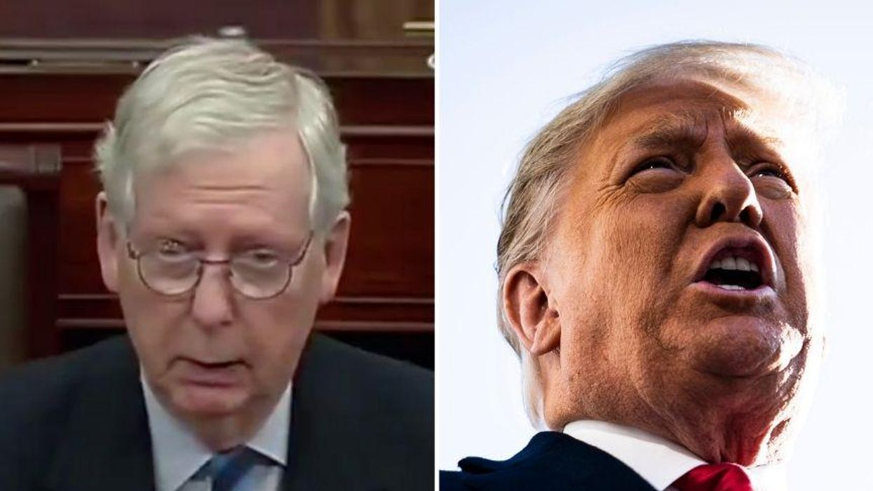 Mitch McConnell Just Threw Trump All the Way Under the Bus Over Capitol Riots in Scathing Floor Speech