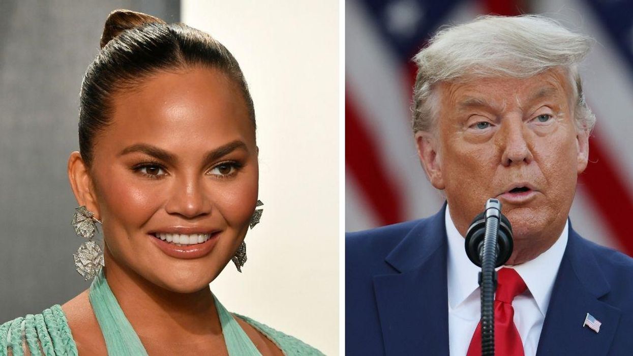 Chrissy Teigen Rips 'Absolute Psychopath' Trump To Shreds With Brutal Message As He Leaves Office
