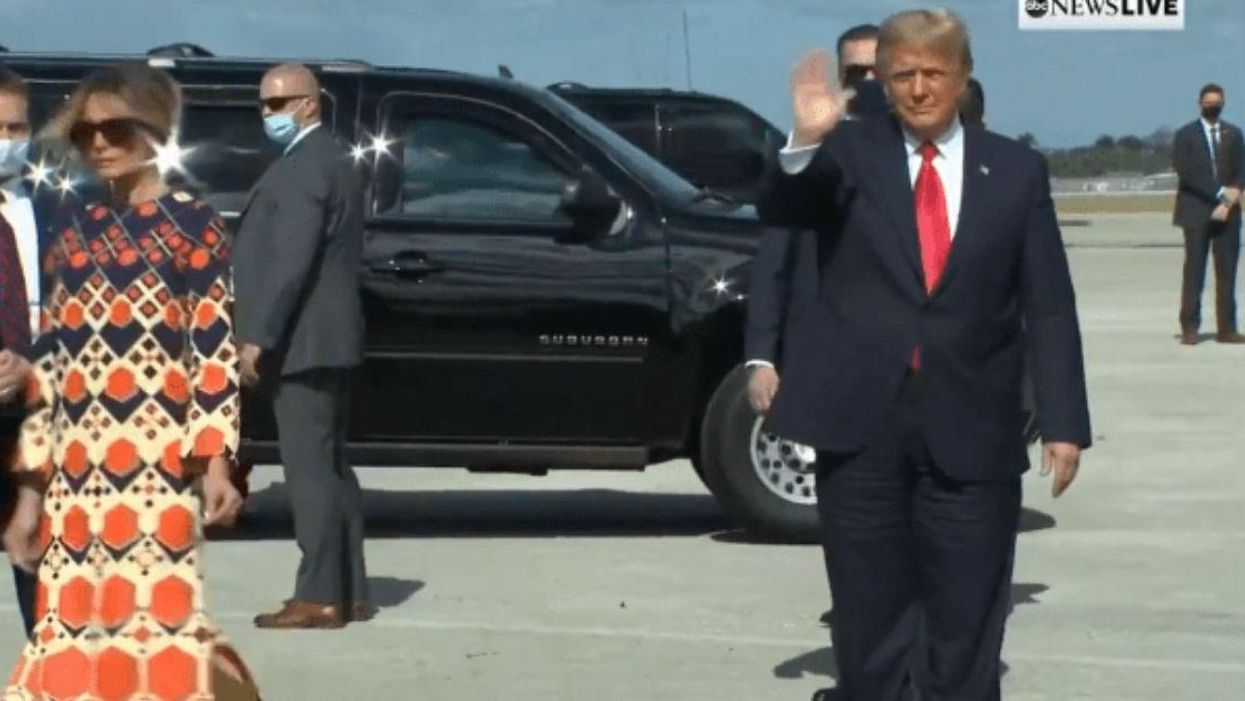 Viral Video Of Melania Walking Away From Trump As Soon As Her Duties Ended Says It All