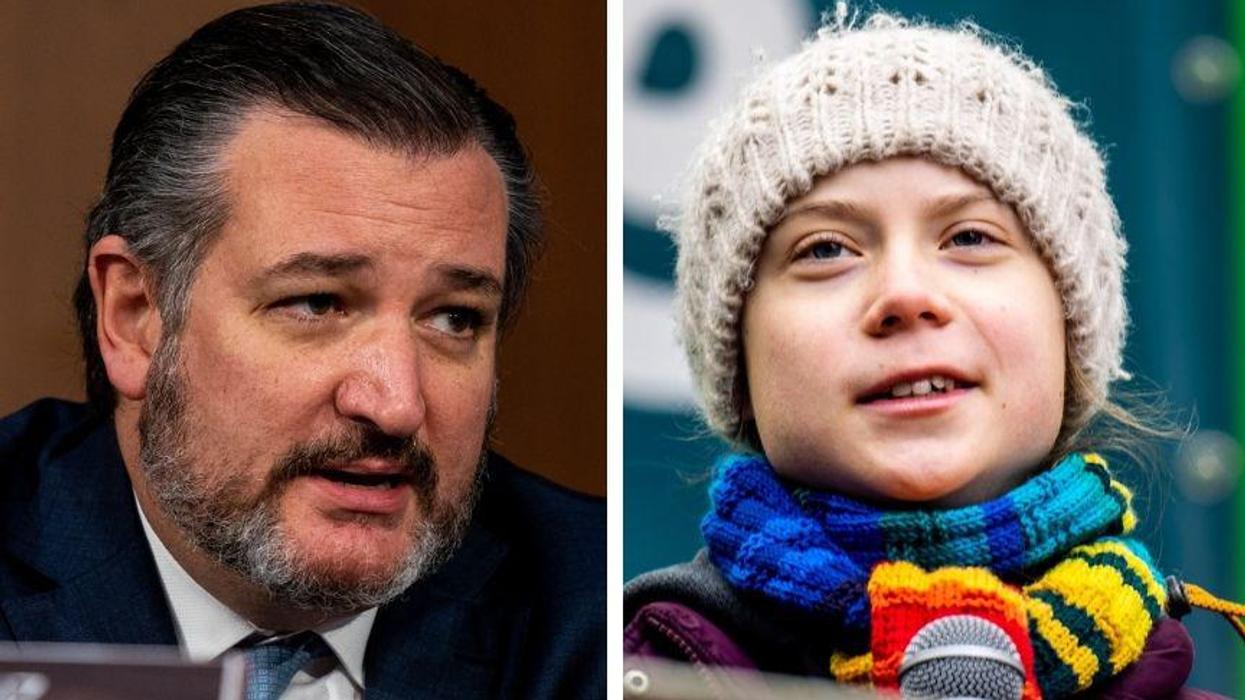 Greta Thunberg Expertly Trolls Ted Cruz for Bizarre Response to Biden Rejoining the Paris Climate Accord
