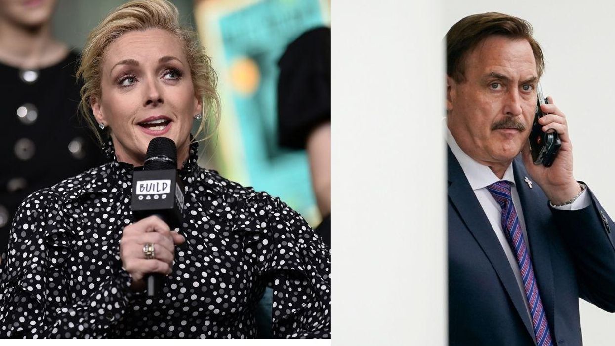 Jane Krakowski Shuts Down Bizarre Rumor Of Secret Romance With MyPillow CEO Mike Lindell