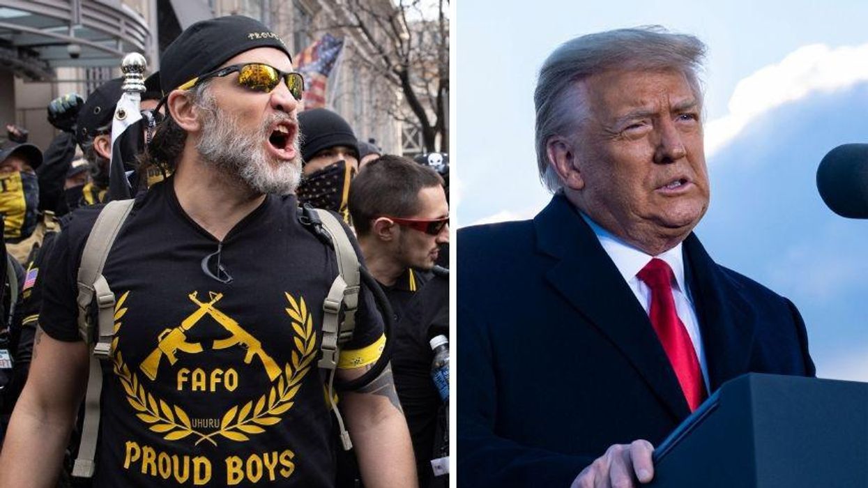 Proud Boys Slam Trump as a 'Total Failure' for Condemning Capitol Riots and Leaving Office
