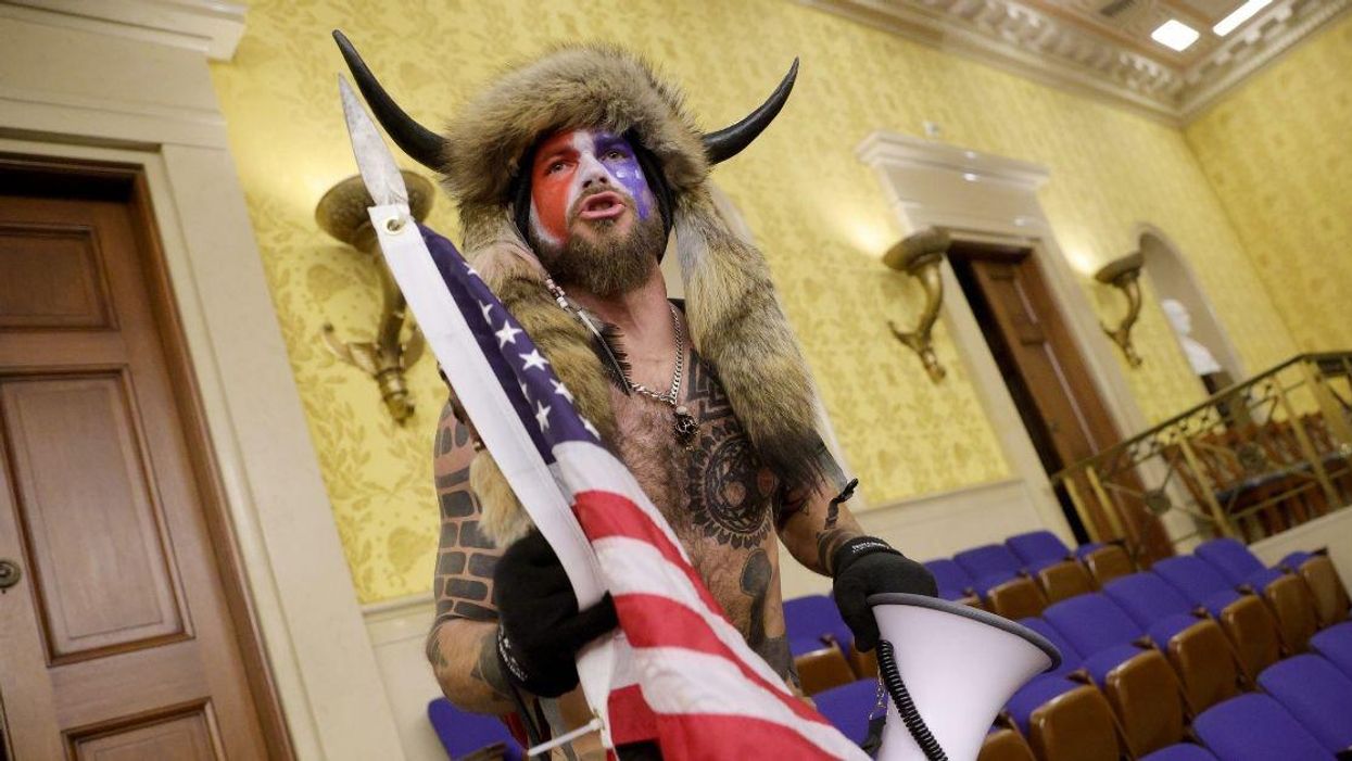 Infamous 'QAnon Shaman' Now Blames Trump For 'Duping' Him Into Storming The Capitol
