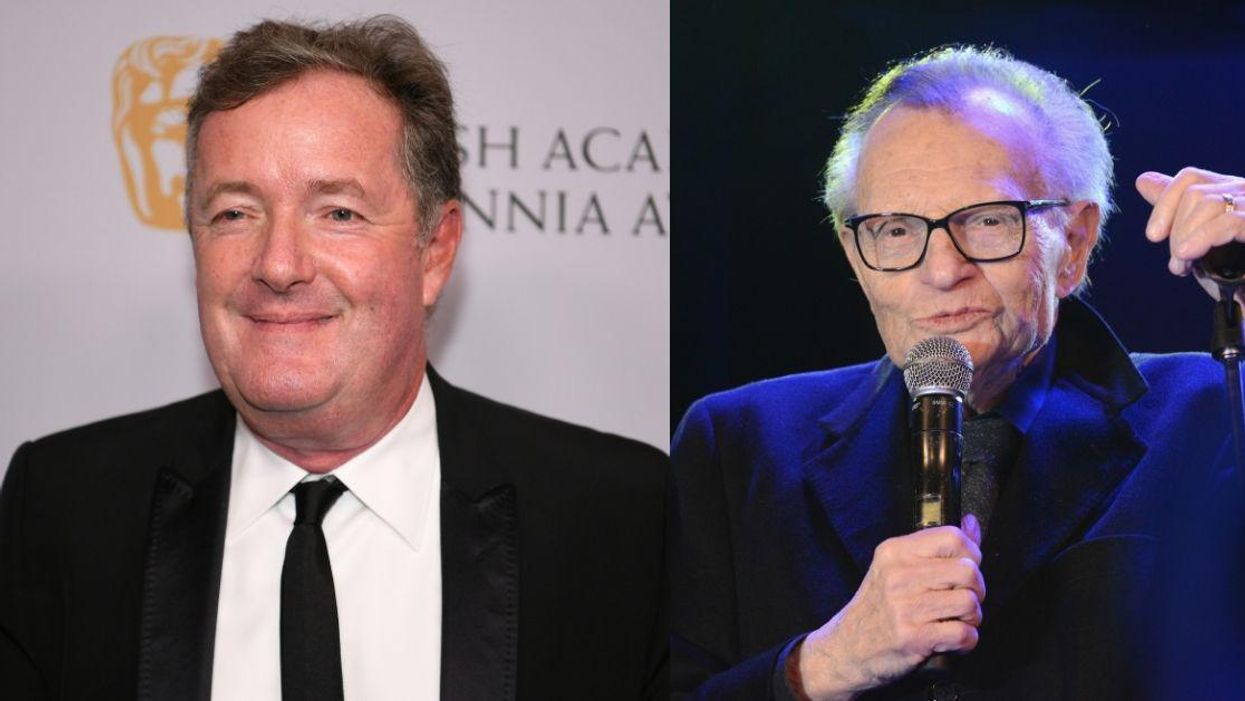 Piers Morgan Slammed For Throwing Shade At The Late Larry King In Tone-Deaf Twitter 'Tribute'