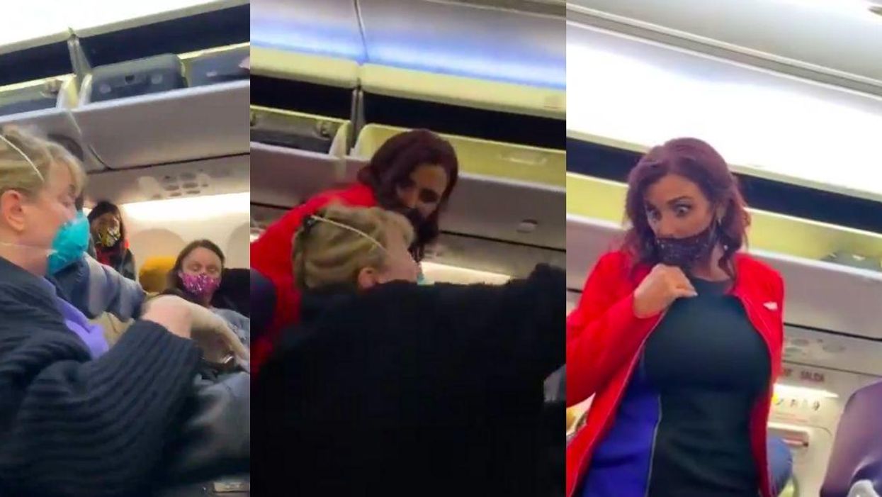 Woman Screams And Pretends Black Woman Attacked Her On Plane—But Flight Attendant Is Having None Of It