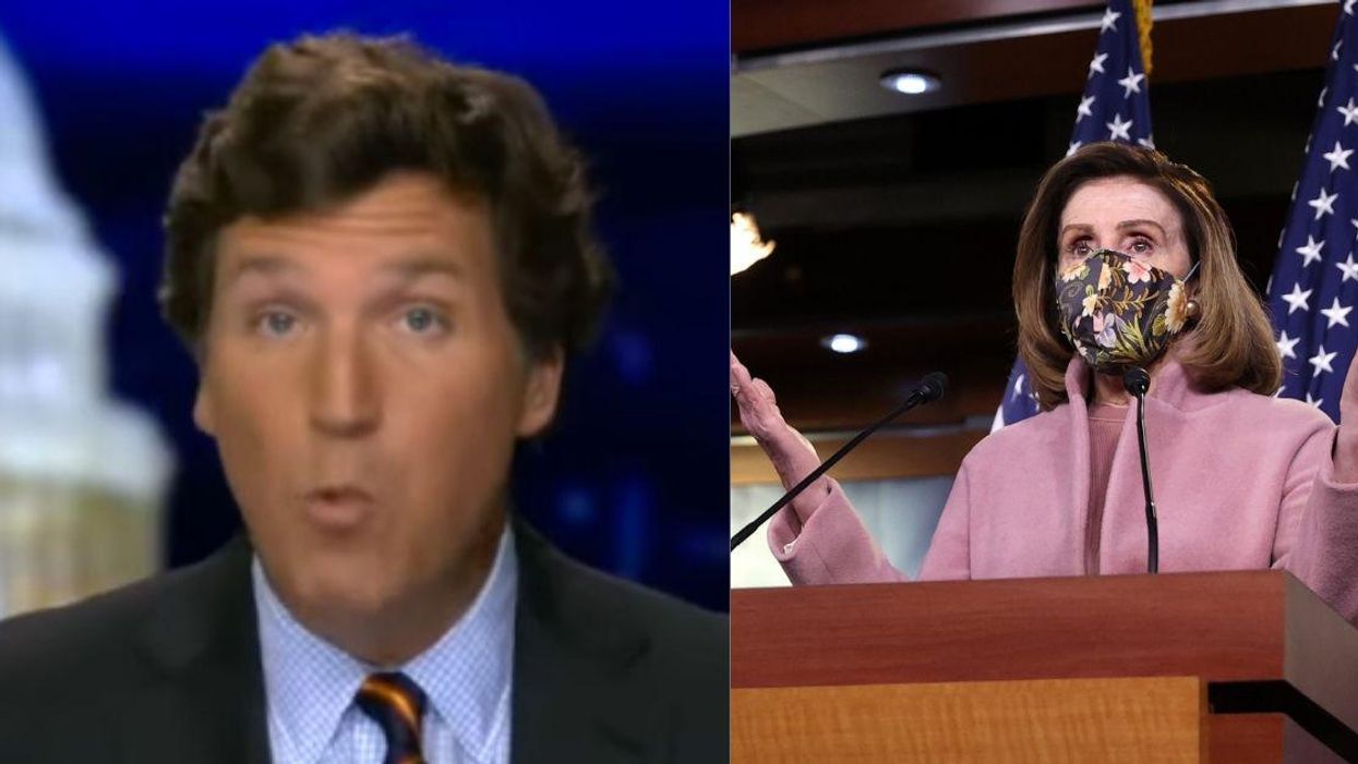 Tucker Carlson Blasted For Weak Attempt To Claim Pelosi Has Racist Intentions With Voting Rights Bill