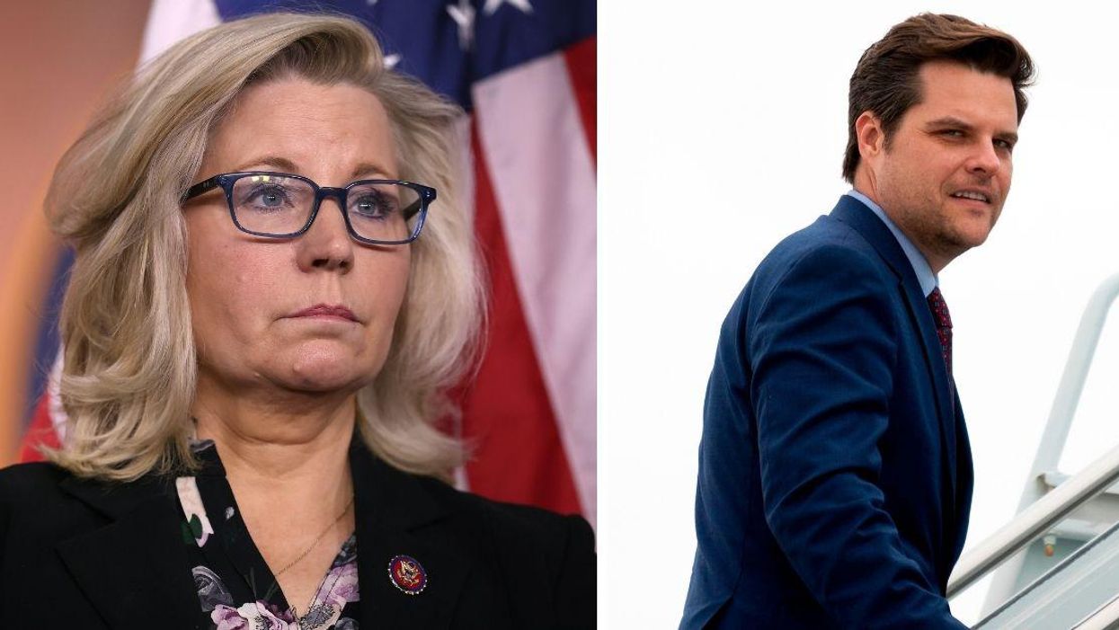 Liz Cheney Hit With Backlash After Aide Criticized GOP Rep. Matt Gaetz For Wearing Makeup