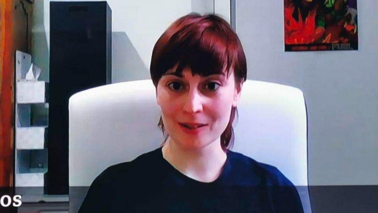 Woman's BBC Interview Goes Viral After Viewers Spot A Very NSFW Item On Bookshelf Behind Her