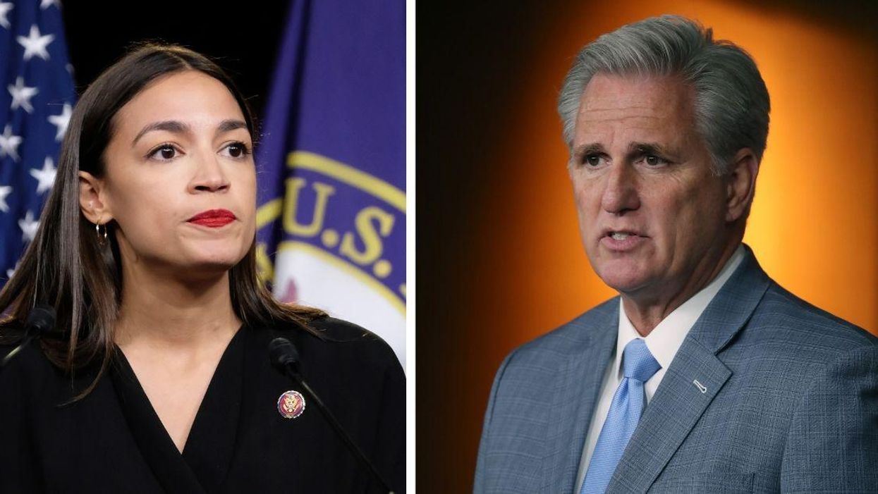 AOC Blasts GOP House Leader For Letting 'Legitimate White Supremacist Sympathizers' Run Party
