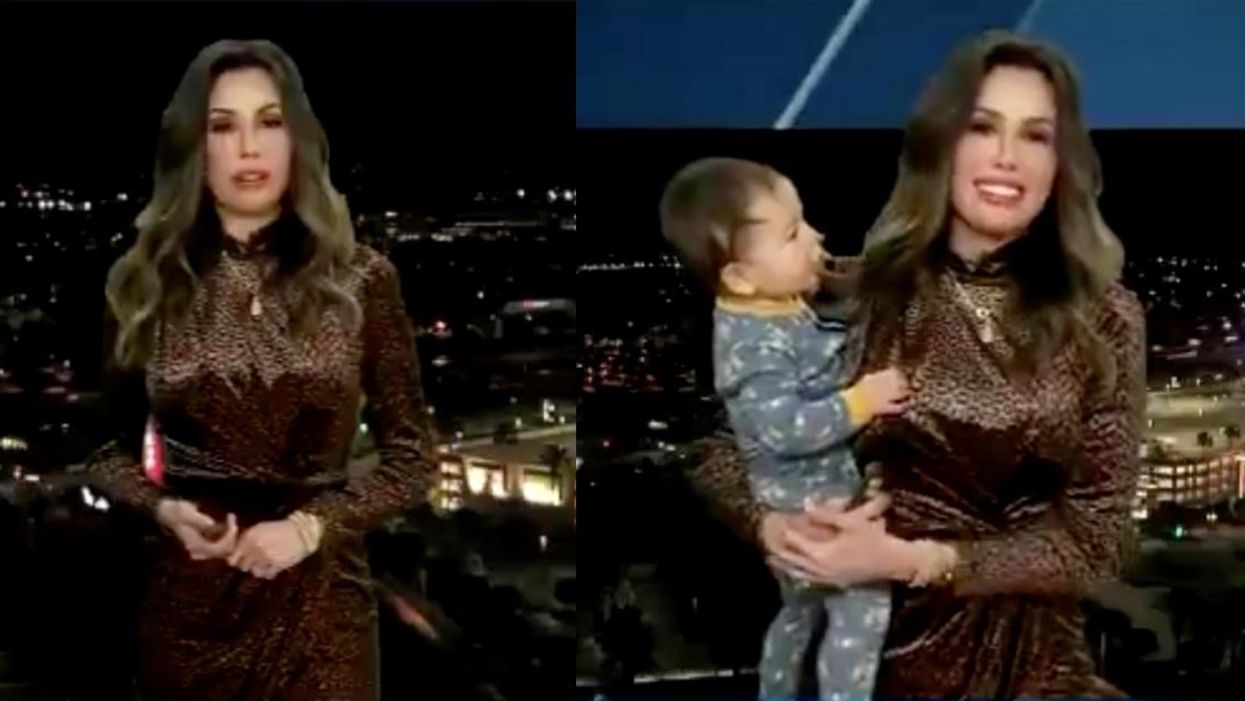 Baby Adorably Interrupts His Meteorologist Mom's Live Weather Forecast—And We Can't Get Enough