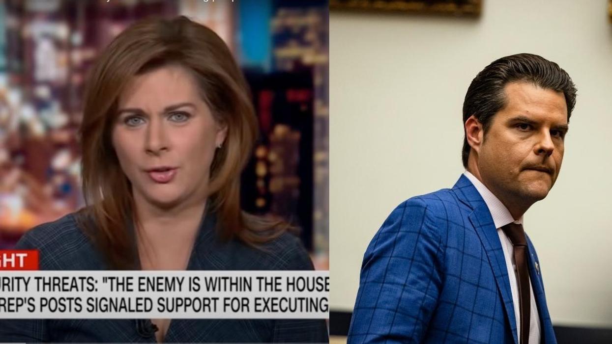 CNN Host Calls Out Hypocrisy Of Matt Gaetz Whining About 'Cancel Culture' After He Cancels Liz Cheney