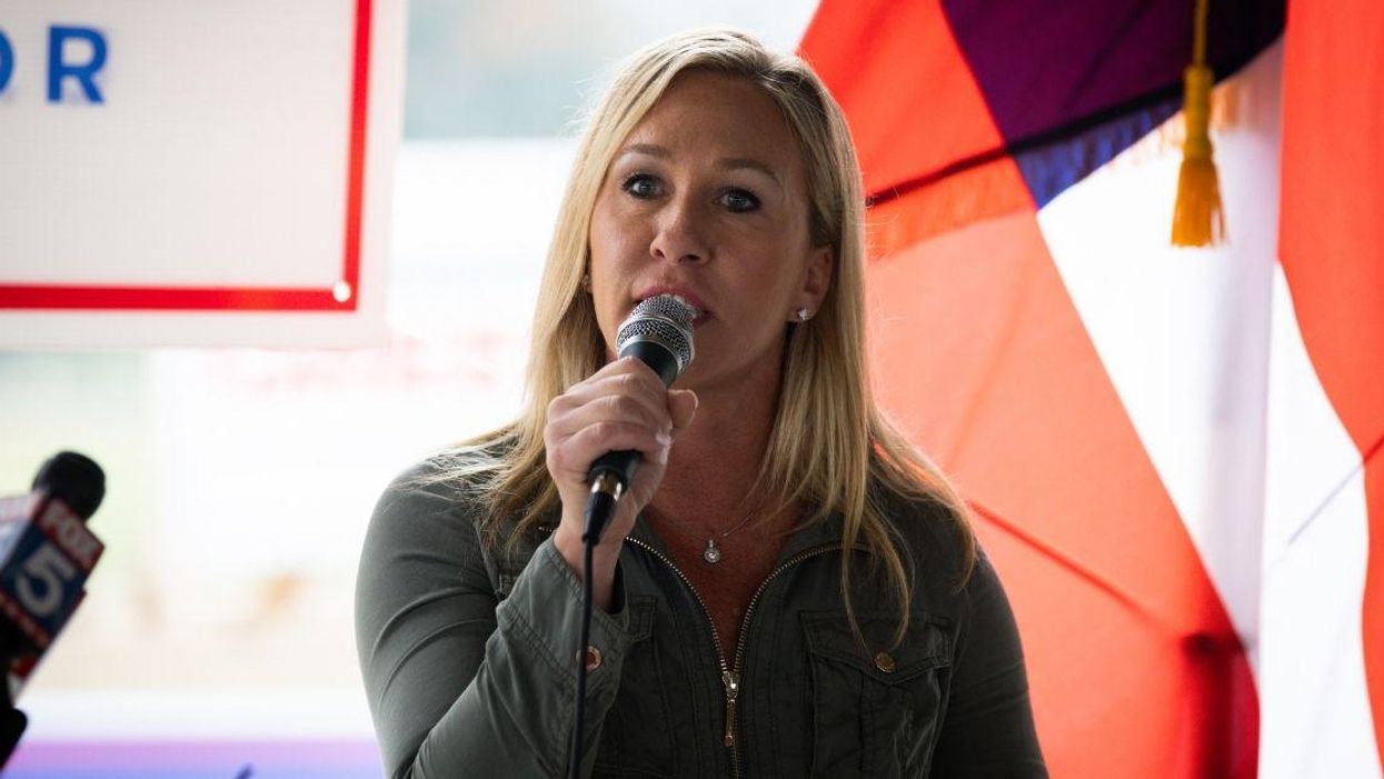 QAnon Congresswoman Accused Of Writing A Message Of Support To Herself In The D.C. Snow