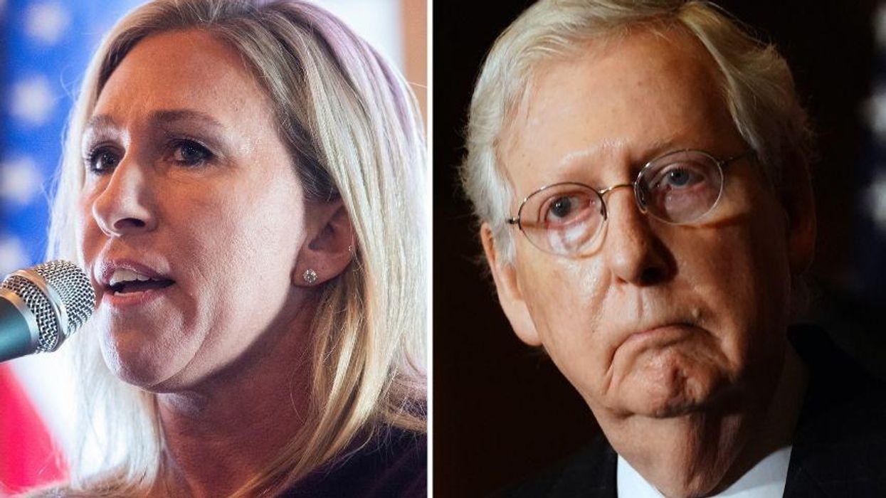 QAnon Congresswoman Just Tried to Clap Back at McConnell After He Called Her Views 'a Cancer'