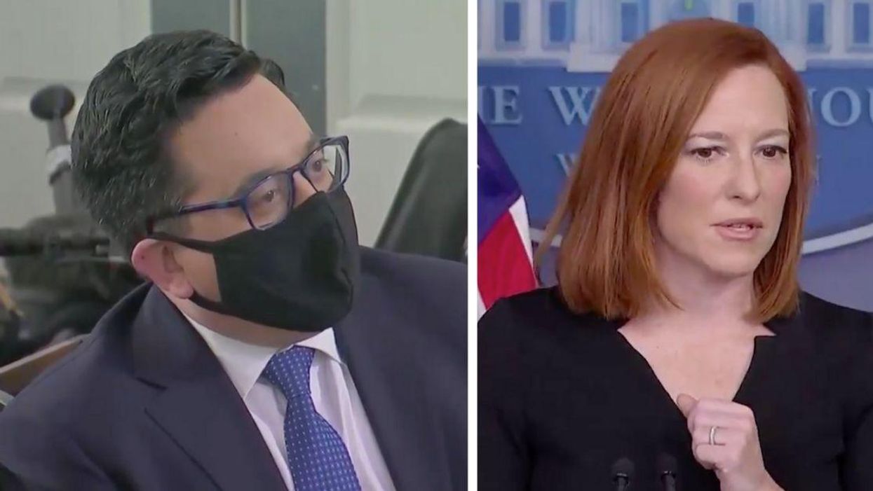 Press Sec. Jen Psaki Throws Some Epic Shade At Trump In Response To Reporter's Bizarre Question