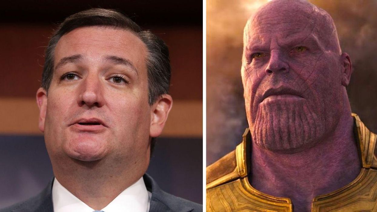 Ted Cruz Dragged For His Bizarre Theory That Equates 'The Left' With 'Avengers' Supervillain Thanos