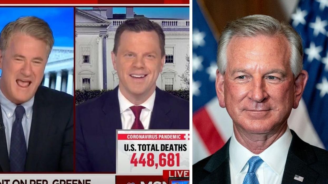 MSNBC Hosts Drag GOP Sen. For Claiming 'Bad Weather' Prevented Him From Reading About QAnon Congresswoman