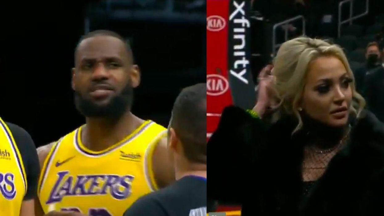Viral 'Courtside Karen' Says She Was Kicked Out Of Game For Threatening To 'F**k Up' LeBron James