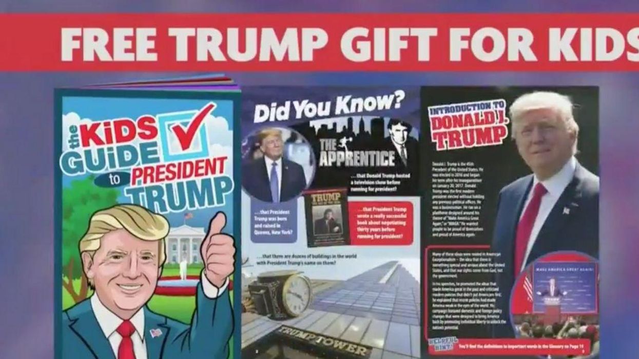 Cringey Ad Promoting 'Kids Guide To President Trump' Blasted For Trying To 'Brainwash' Children