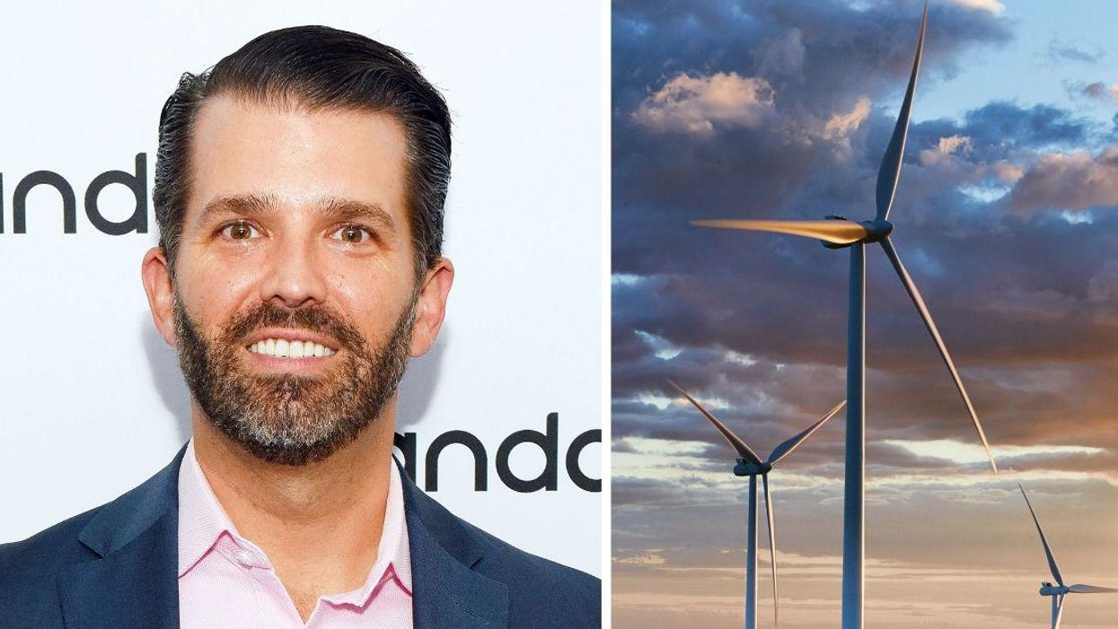 Don Jr. Dragged After Touting His Dad's Warnings About How 'Overrated' Wind Turbines Are