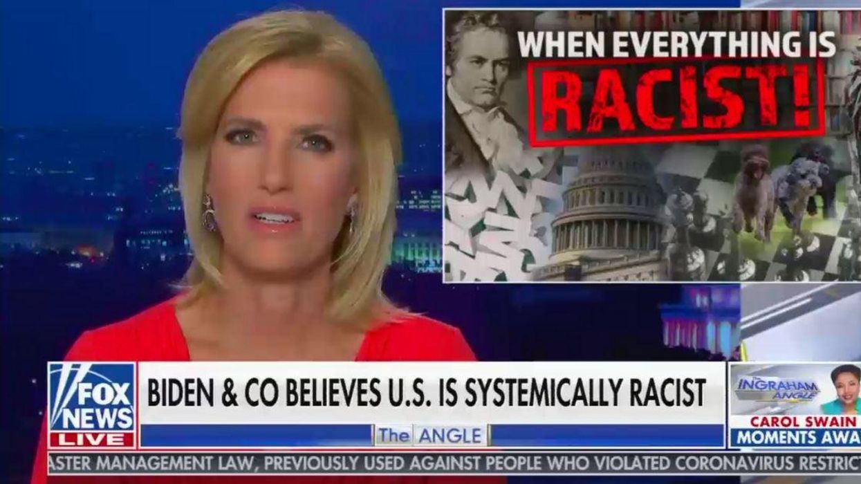 Laura Ingraham Says She's 'Sickened' By Biden Addressing Systemic Racism In America In Cringey Rant
