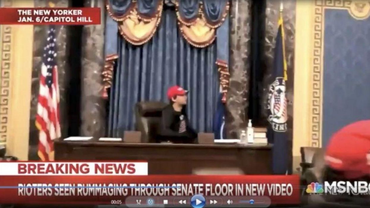 Capitol Rioter Who Lounged In Pence's Chair Is Arrested Despite Bragging That He'd Never Be Caught