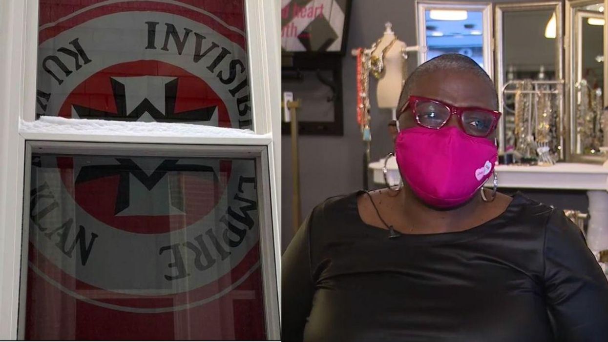 Black Michigan Woman Speaks Out After Her Neighbor Put KKK Flag In Window Facing Her House