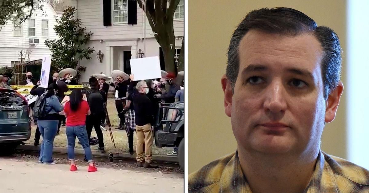 Someone Hired A Mariachi Band To Play Outside Ted Cruz's House Following His Cancun Trip Debacle