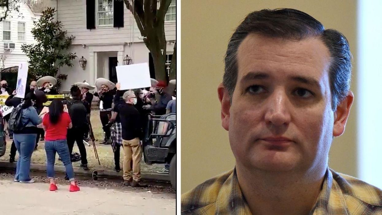 Someone Hired A Mariachi Band To Play Outside Ted Cruz's House Following His Cancun Trip Debacle
