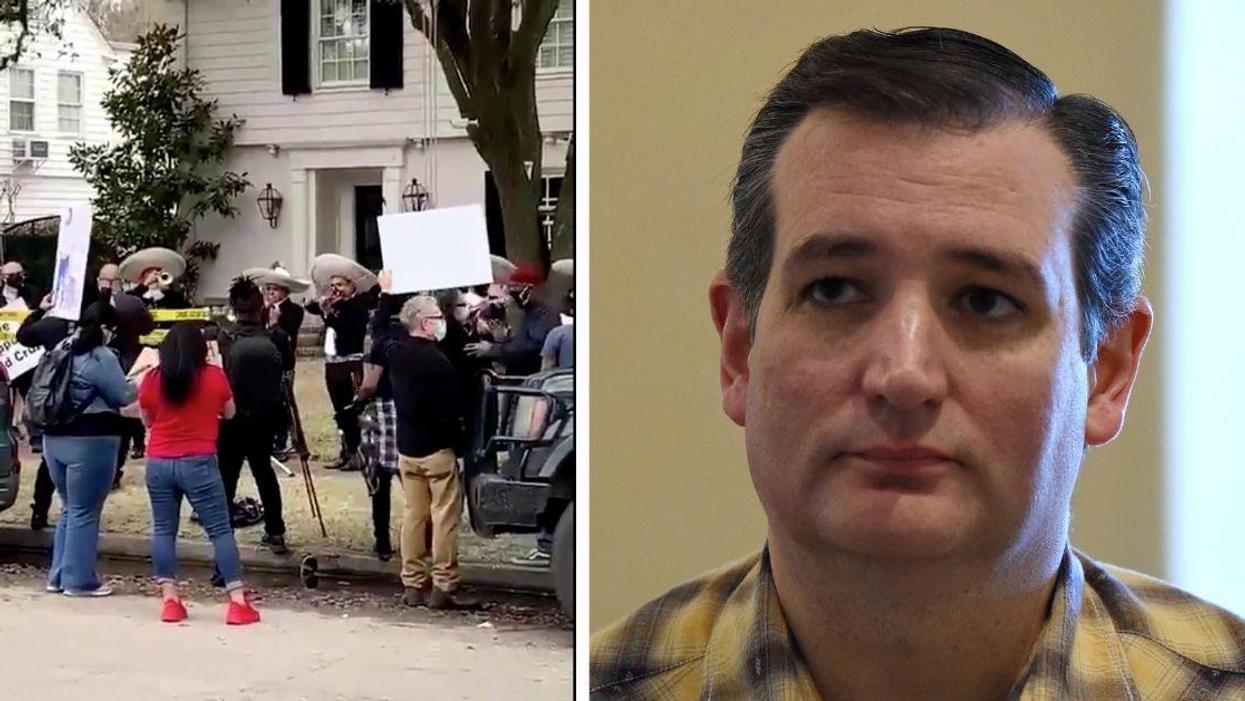 Someone Hired A Mariachi Band To Play Outside Ted Cruz's House Following His Cancun Trip Debacle