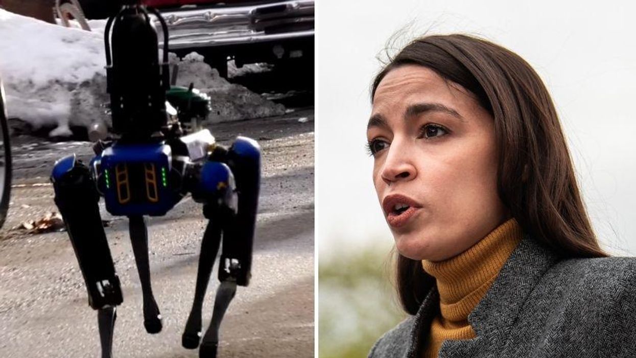 AOC Calls Out NYPD's Use of 'Robotic Dog' Drones to Police Her District and People Are Applauding