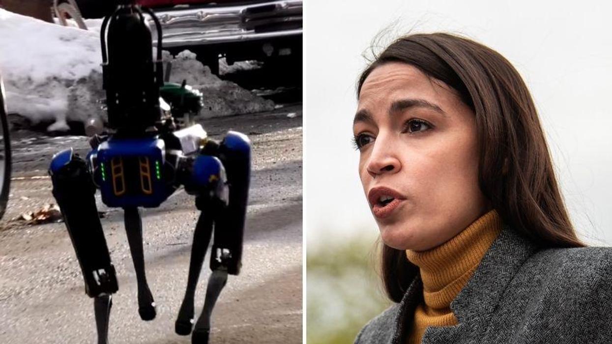 AOC Calls Out NYPD's Use of 'Robotic Dog' Drones to Police Her District and People Are Applauding
