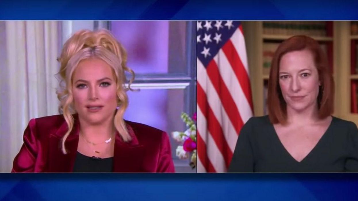 Jen Psaki Effortlessly Shuts Meghan McCain Down After She Rants About Biden Putting Kids In 'Cages'