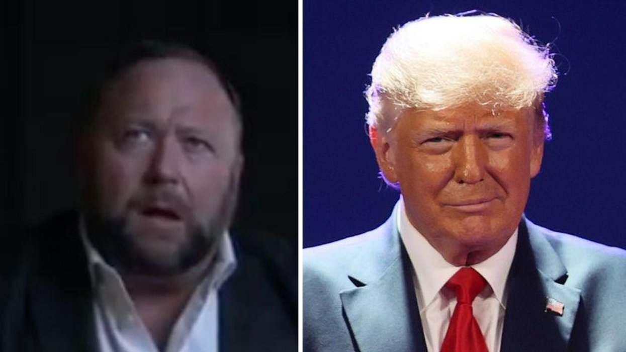 Alex Jones Caught in Profanity-Ridden Leaked Video Wishing He'd Never Met Trump
