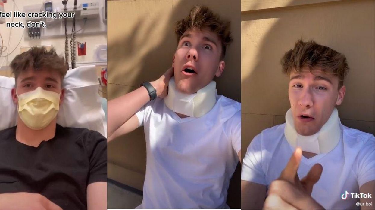 Guy Offers Warning In Viral Video After His Habit Of Cracking His Neck Landed Him In The ER