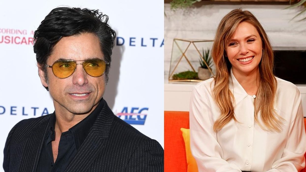 John Stamos Just Posted A Throwback Pic Of Elizabeth Olsen From The '90s—And It's Too Cute