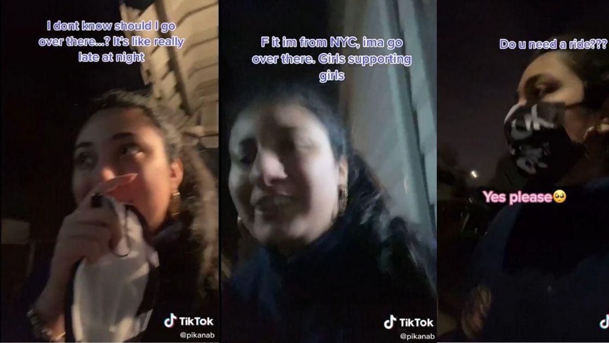 Woman Praised After Stepping In To Save Woman From 'Creepy' Stranger Asking About Her Toes