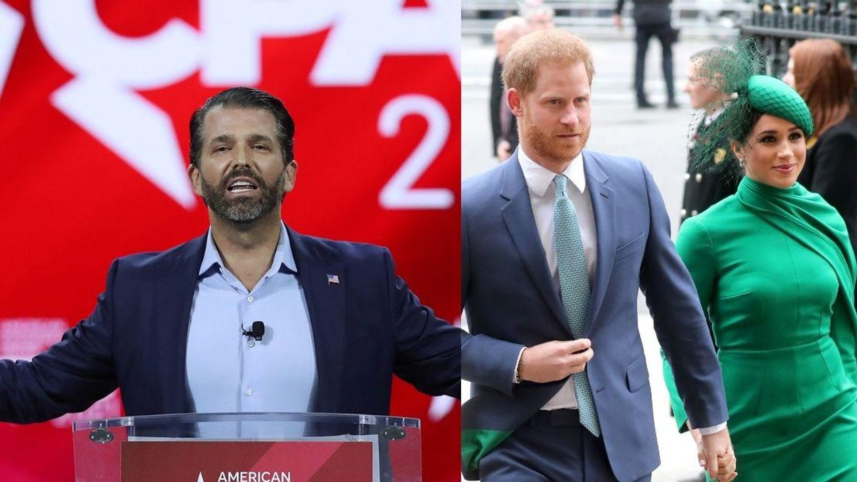 Don Jr. Gets Shut Down After Posting His Hot Take On The 'Meghan Markle/Prince Harry Hostage Video'