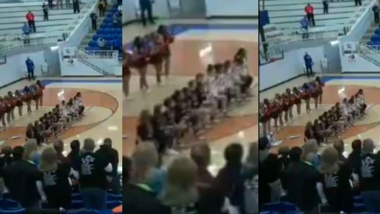 Hot Mic Catches Announcer Calling High School Basketball Players Racial Slur For Kneeling During National Anthem