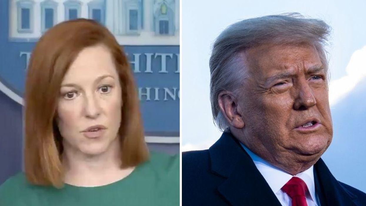Jen Psaki Throws Shade at Trump When Asked If Biden Would Welcome Trump's Help Promoting Vaccine