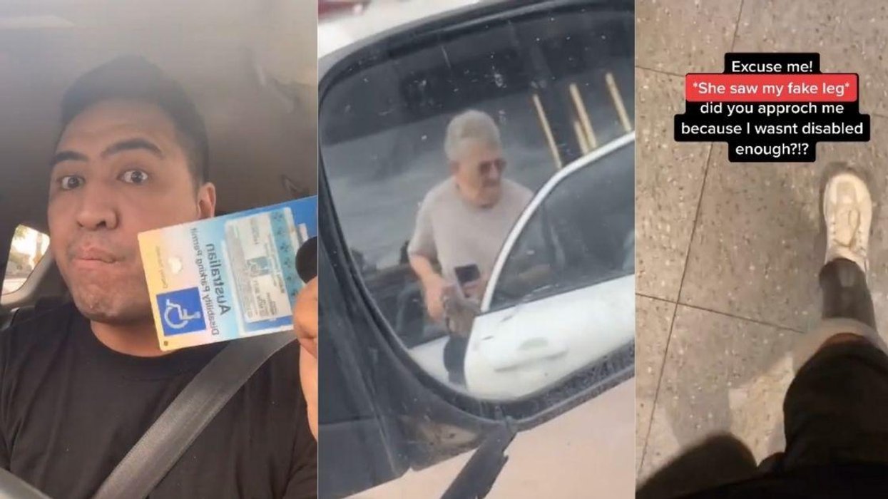 Guy With Prosthetic Leg Confronts Woman Who Questioned His Disability In Tense Video