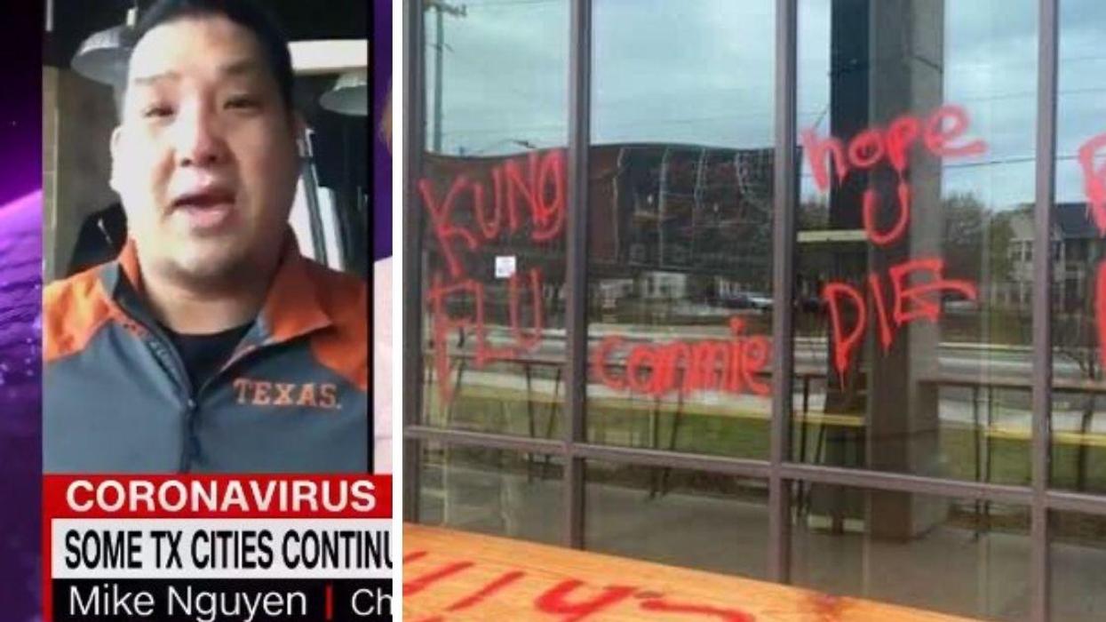 Texas Ramen Restaurant Covered In Racist Graffiti After Owner Criticizes GOP Governor On TV