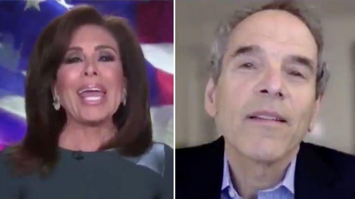 Jeanine Pirro Flips Out on Guest After He Says Joe Biden Is 'Making America Great Again'