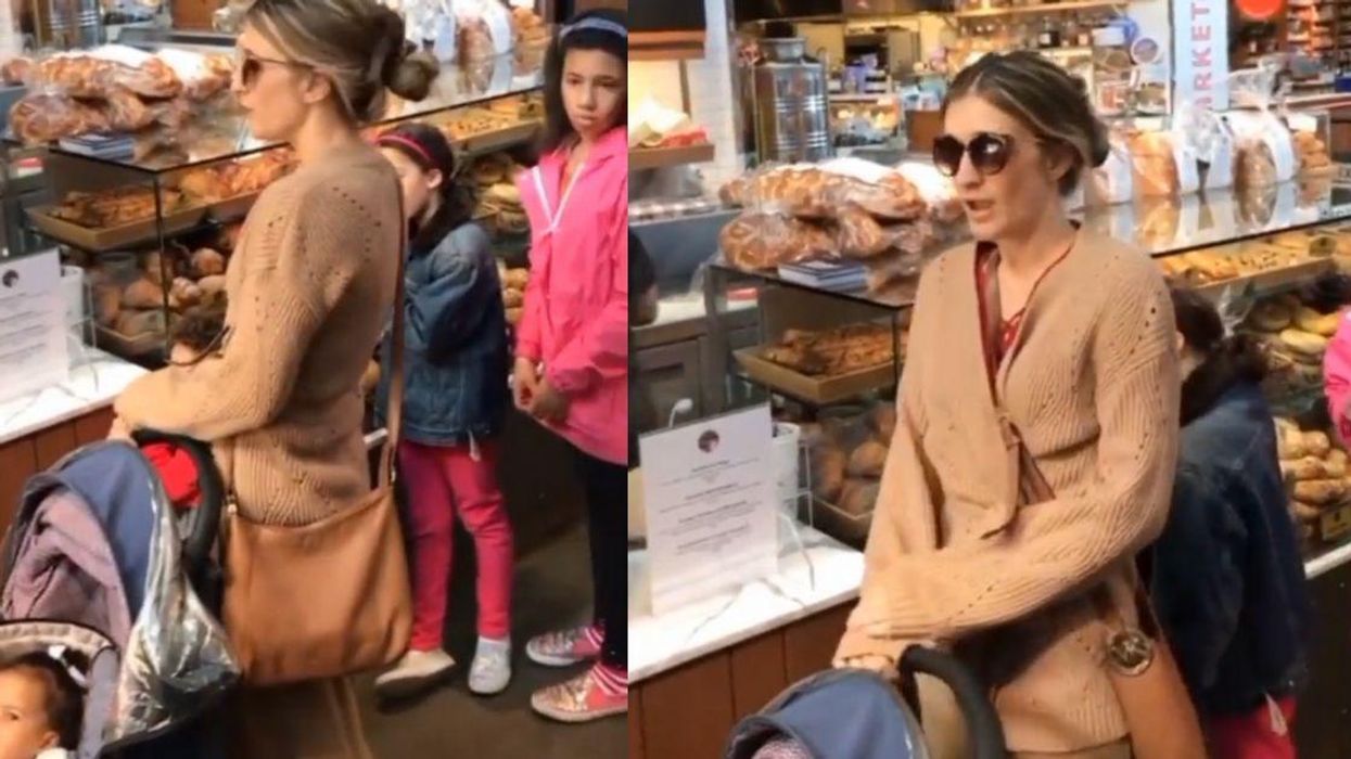 New York Mom Caught On Video Calling Black Bakery Worker Racial Slur In Front Of Her Biracial Kids