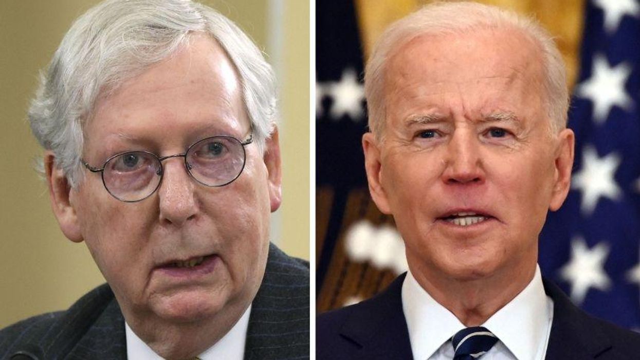 McConnell Tried to Claim He Hasn't Spoken With Biden Since Inauguration, But His Own Words Say Otherwise