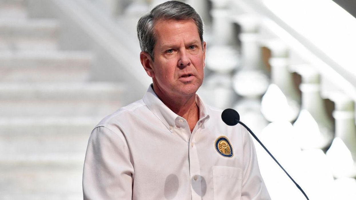 Telling Photo Of Georgia GOPers Signing Sweeping Voter Restrictions Bill Has People Shaking Their Heads