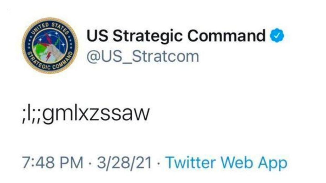 U.S. Strategic Command's Gibberish Tweet Sparks Panic–And The Cause Has People Nervously Laughing