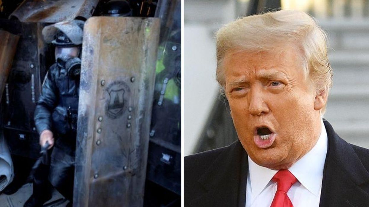 Two Capitol Police Injured in Riots Sue Trump for Inciting Attack Using His Own Words Against Him